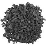 American Fireglass - Medium Black Lava Rock - 10 lbs