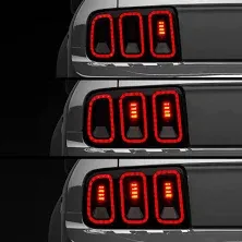 Raxiom 05-09 Ford Mustang Gen5 Tail Lights- Black Housing (Smoked Lens) 49169