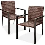 Best Choice Products Set of 2 Wicker Chairs