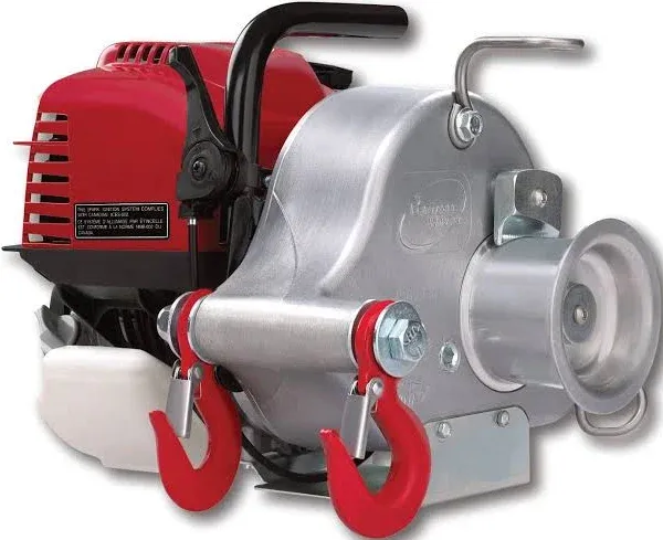 Portable Winch PCW3000-A Gas-Powered Pulling Winch, Honda GX35