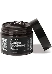 Clyde's™ Leather Recoloring Balm | Non Toxic Leather Color Restorer for Furniture, Car Seat, Tack | 21 Colors of Restoration Leather Dye