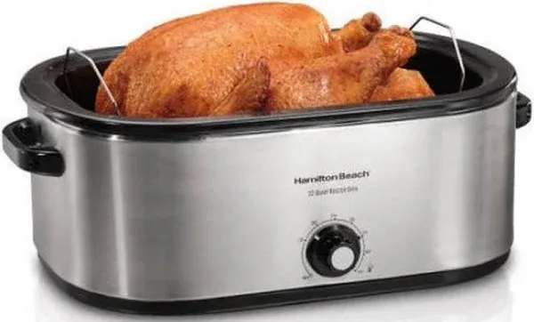 Hamilton Beach 32229r 22 Quart Stainless Steel Electric Roaster Oven