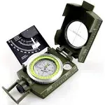 AOFAR AF-4074 Military Compass for Hiking, Lensatic Sighting Camouflage