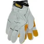 Tillman 1493 Super Premium True Fit Top Grain Goatskin Kevlar Gloves, White, Large