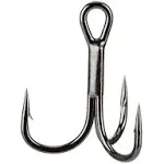 Owner ST-36 Super Needle Point Treble Hook, Black Chrome - 6 pack