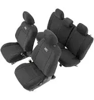 Rough Country Neoprene Front and Rear Seat Covers for Toyota Tacoma