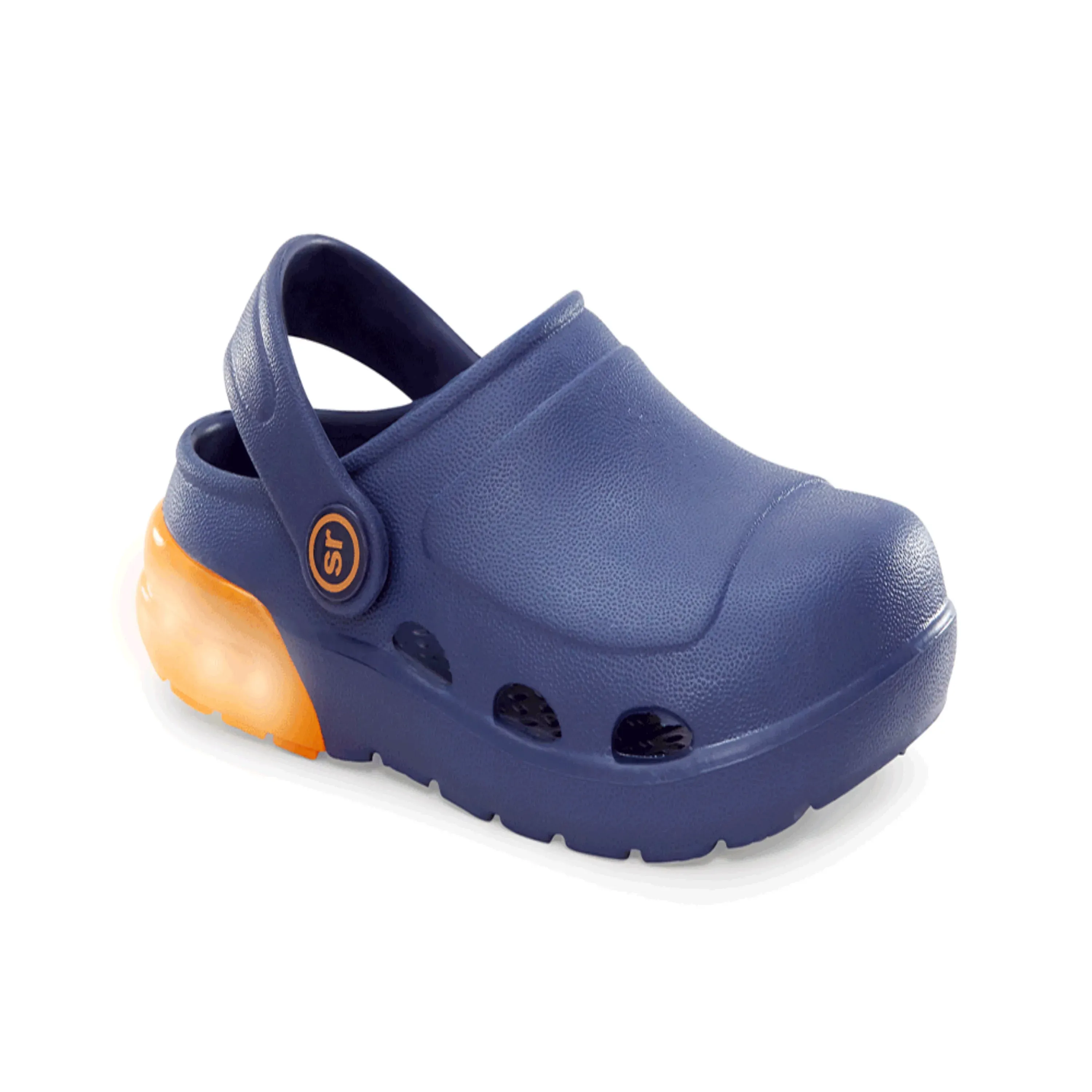 Lighted Navy Crogs