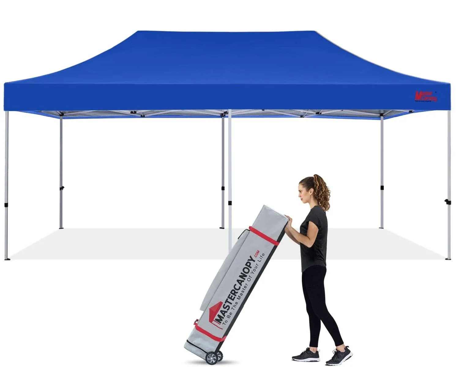 MASTERCANOPY Pop Up Canopy Tent Commercial Grade 10x20 Instant Shelter (Blue)