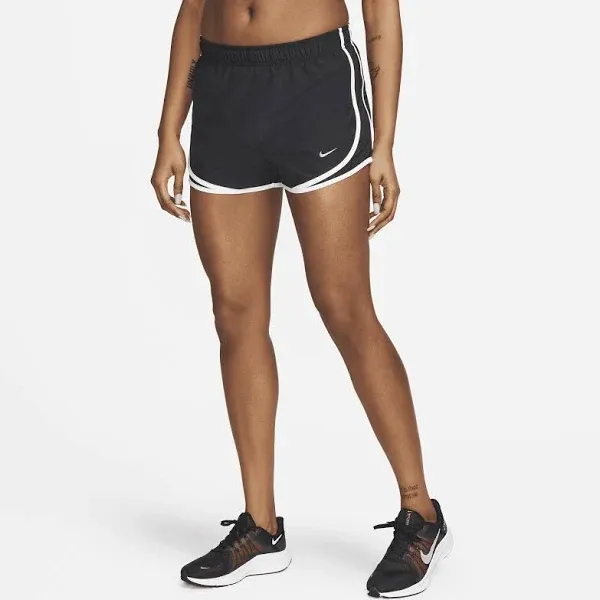 Nike Tempo Running Shorts Short Dri-fit Inner Panty Black White New Women + Plus