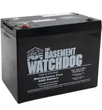 Basement Watchdog Sump Pump Backup Batteries Thermoplastic Material 12-Volt