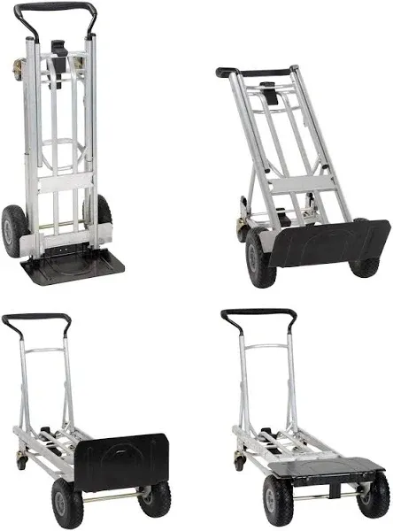 Cosco 12323ASB1E Handtruck, 4 in 1, Steel