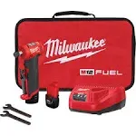 Milwaukee 2485-22 M12 Fuel Right Angle Die Grinder Kit