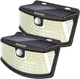 Aootek Solar Lights 120 LEDs Upgraded with Lights Reflector