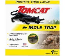 Tomcat Mole Trap, Innovative and Effective Mole Remover Trap Kills Without Drawing Blood, 1 Trap