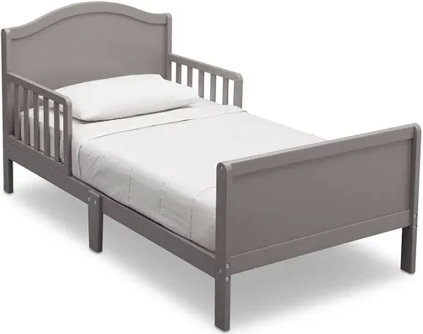 Collins Wood Toddler Bed, Greenguard Gold Certified Gray - Delta Children