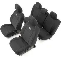 Rough Country Neoprene Front and Rear Seat Covers for Toyota Tacoma