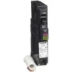 SQUARE D Miniature Circuit Breaker: 20 A, 120V AC, Single Phase, 10kA at 120V AC