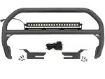 Rough Country (51046) Nudge Bar | 20 inch Black Single Row LED | Ford Bronco 4WD (21-23)