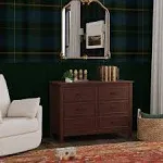 DaVinci Charlie 6-Drawer Double Dresser - Honey