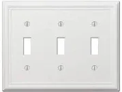 WHT 3Tog Wall Plate