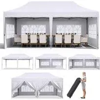 Lazy Buddy 10' x 20' EZ Pop Up Canopy Tent