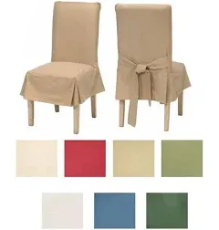 Classic Cotton Duck Dining Chair Slipcovers (Set of 2)