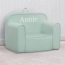 Personalized Kids Club Chair Delta Children Color: Dark Gray