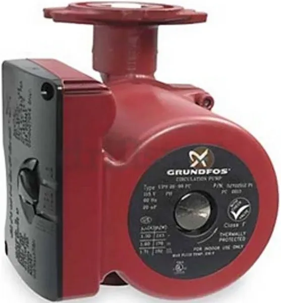 Grundfos 1/6 HP Cast Iron Circulator Pump