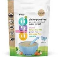 Baby, Plant-Powered Almonds &amp; Buckwheat Super Cereal, 6+ Months, Banana, 7 oz