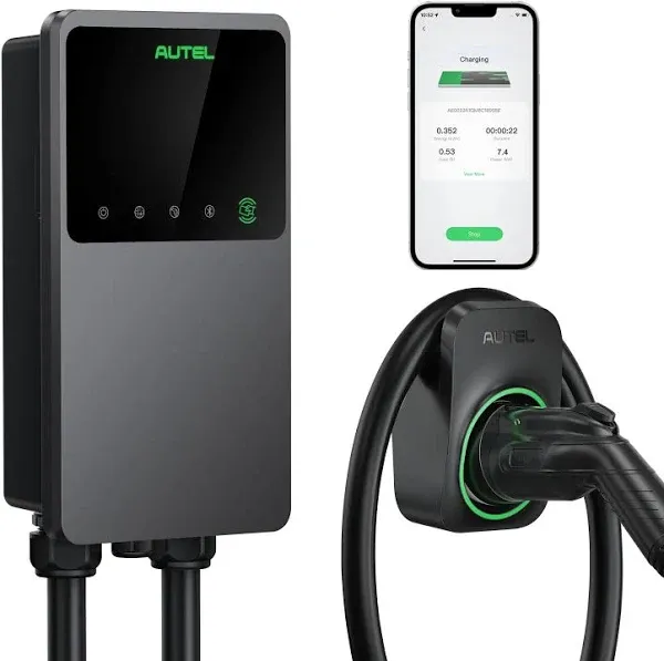 Autel MaxiCharger Level 2 40A EV Charging Station with In-Body Holster Nema 14-50