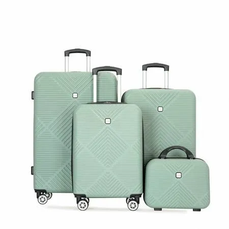 Tripcomp Luggage Sets 4 Piece Suitcase Set (14/20/24/28)H<wbr/>ardside Suitcase 