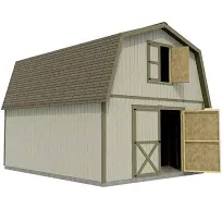 Best Barns Roanoke 16 x Wood Shed Kit