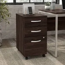 Bush Business Furniture Hybrid 3 Drawer Mobile File Cabinet