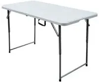 Plastic Development Group Bi-Fold Utility Table - White