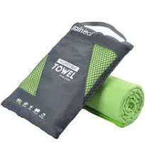 Rainleaf Microfiber Towel Perfect Travel &amp; Gym &amp; 24.00&#034; x 12.00&#034; Army Green