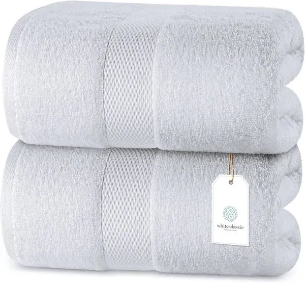 White Classic Luxury Bath Sheet Towels Extra Large