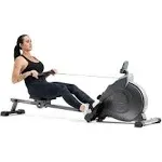 Sunny Health & Fitness Smart Magnetic Rowing Machine with Bluetooth Connectivity - SF-RW522016 - Black