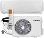 Pioneer 12,000 BTU SEER2 Ductless Mini-Split Inverter++ Energy-Star Air Conditioner Heat Pump System Full Set 115V