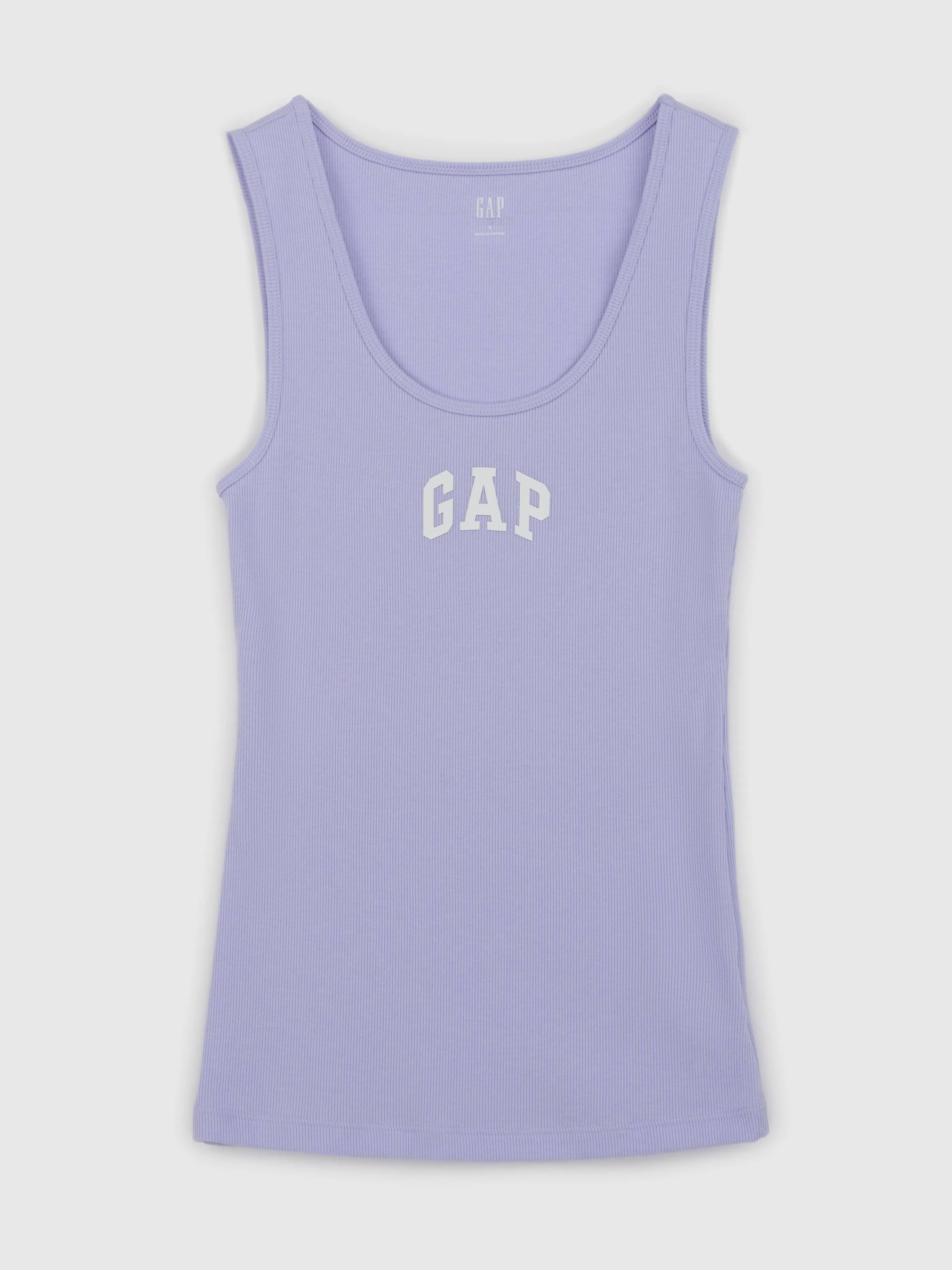 GAP Women's Ribbed Tank Top Logo