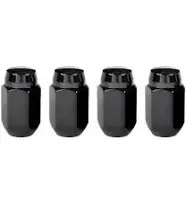 McGard 64031 Lug Nuts M12X1.5 4 Pack Black Cone Seat