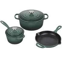 Le Creuset 5-Piece Signature Enameled Cast Iron Cookware Set