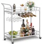 Home Bar Serving Cart Wine Cart