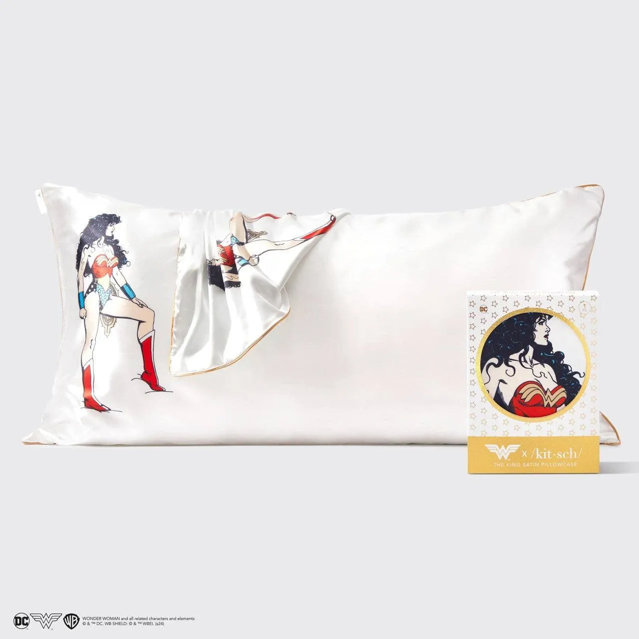 Wonder Woman x Kitsch King Pillowcase - Believe in Wonder