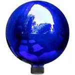 Alpine Corporation-Glass Gazing Globe- Blue 10 inch