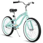 JOYSTAR 20 24 26 Beach Cruiser Bike for Girls, Boys, Mens and Womens, Single Spe