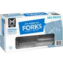 Member's Mark Heavyweight Clear Plastic Forks