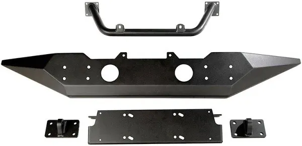 Spartan Front Bumper With Standard Ends and Overider For Jeep Wrangler JL 18-19