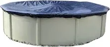 Above Ground Pool Cover Winter 24 Ft Round Blue Swimming Autumn Thick Heavy Duty