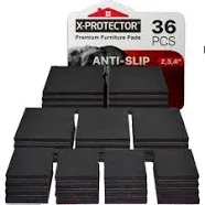 Non Slip Furniture Pads X-Protector Premium 12 Pcs 3"