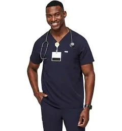 Figs Leon Three-Pocket Scrub Top - Size Small